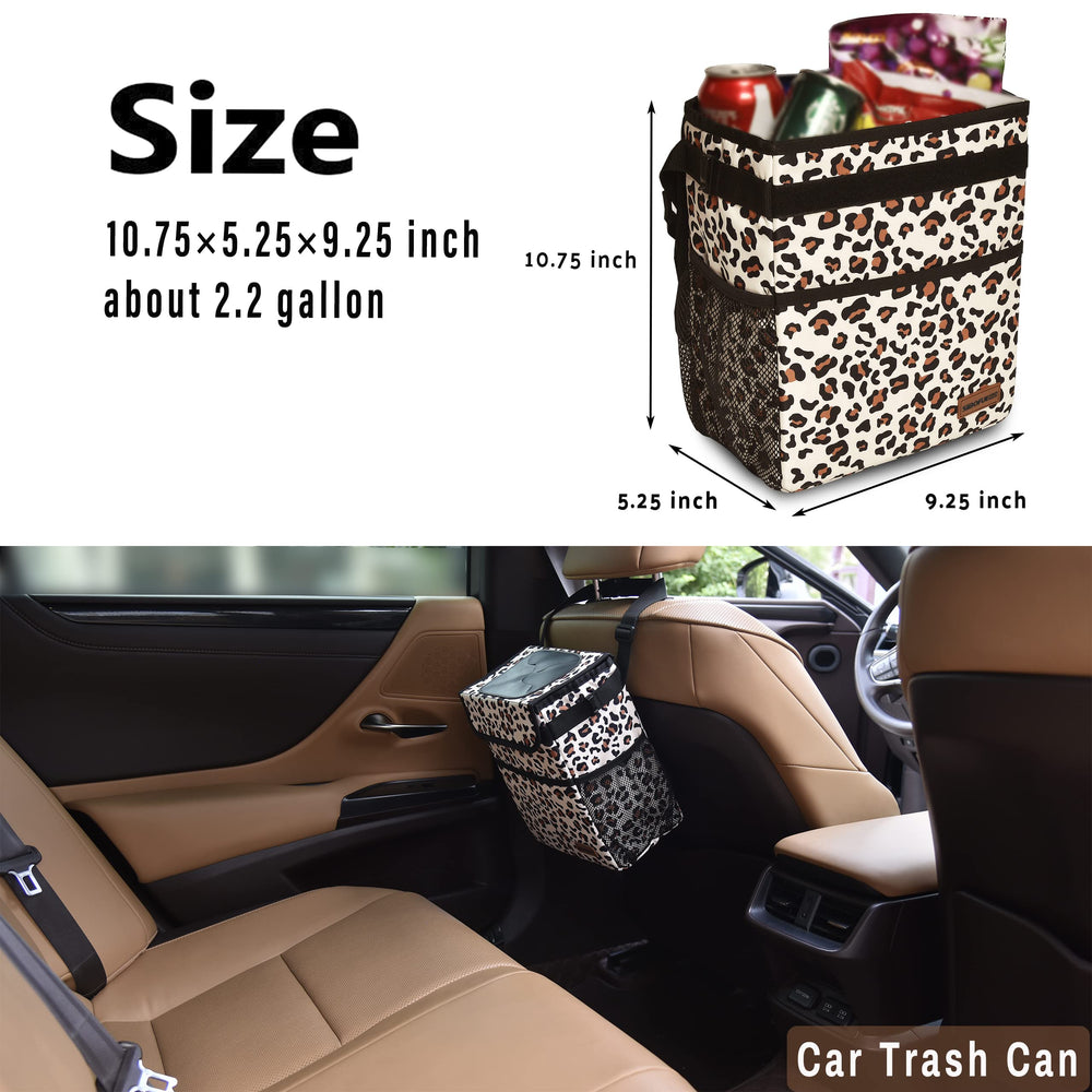 SIBOFUEGO side mesh pocket holding bottle and tissues for quick access