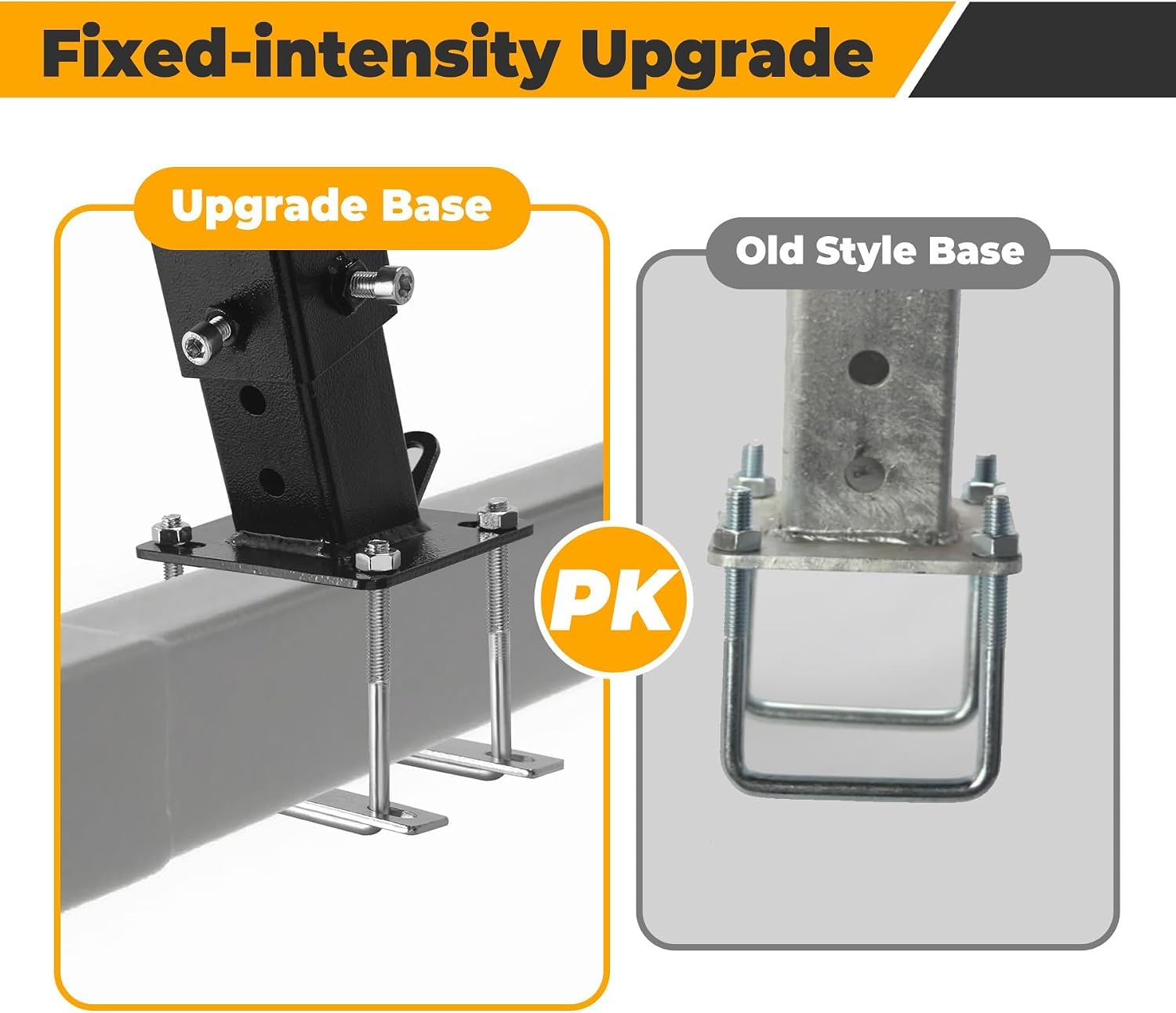 Sidasu installed on trailer tongue illustrating secure clamping and stability