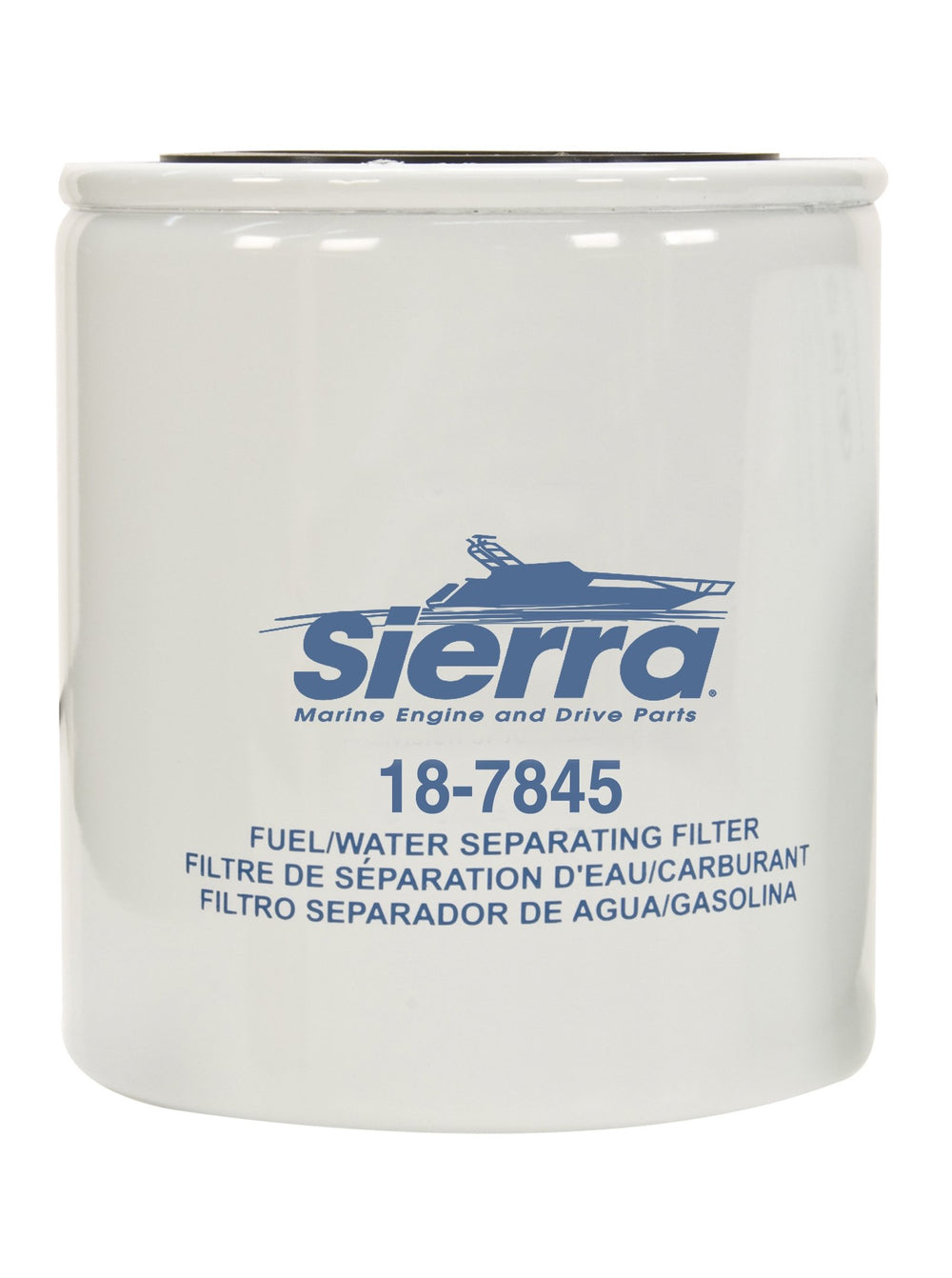 Sierra 18-7845 front view showing label and fitment, clear identification benefit
