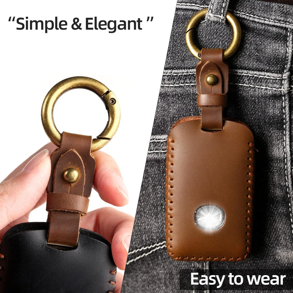 SIEVEN case installed on Mazda key held in hand for ergonomic handling benefit