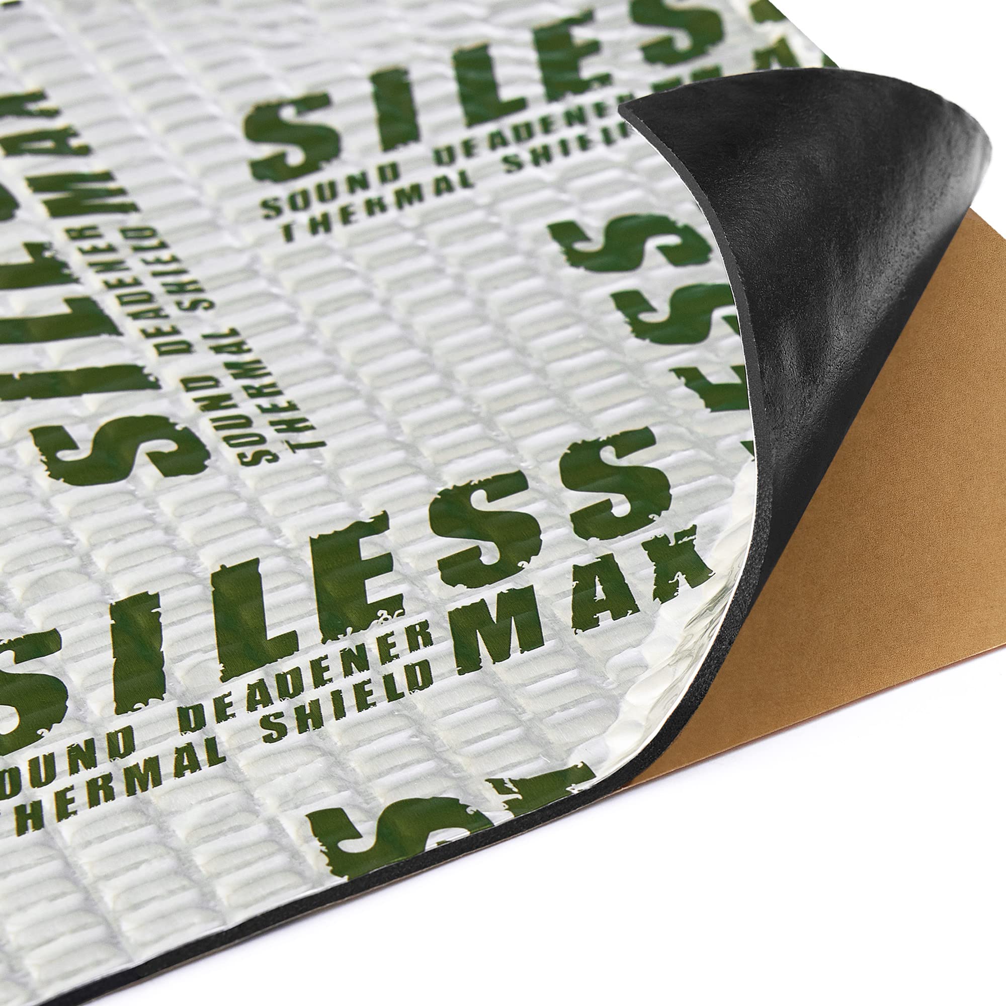 Siless front packaging showing 30 sqft kit and clear product benefit