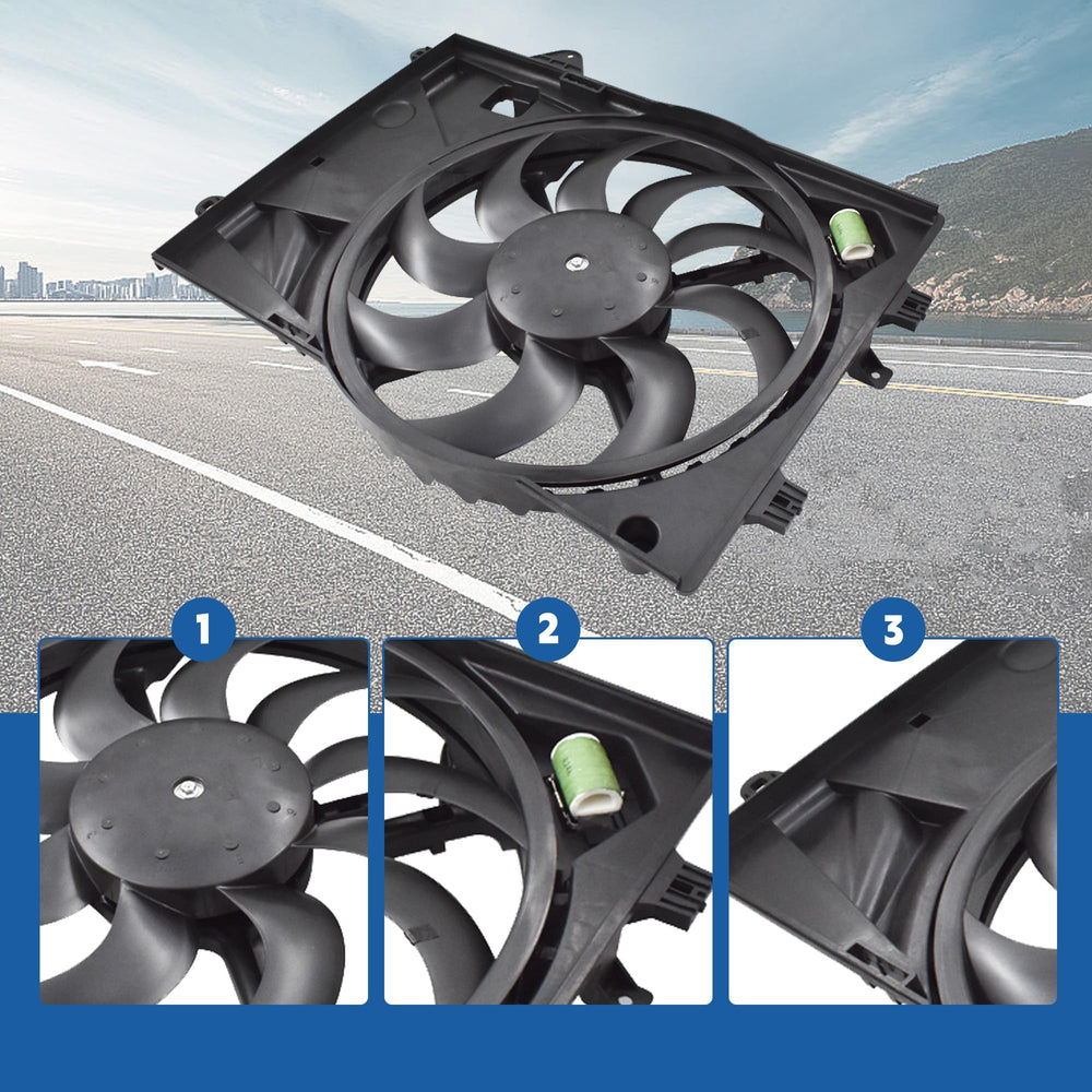 Silscvtt fan beside common tools showing compact size for easy replacement