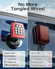 SIMAZO detailed magnetic base illustrating secure attachment to metal trailers