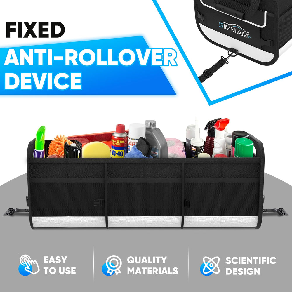 Simniam folded compact storage demonstrating space-saving portability benefit