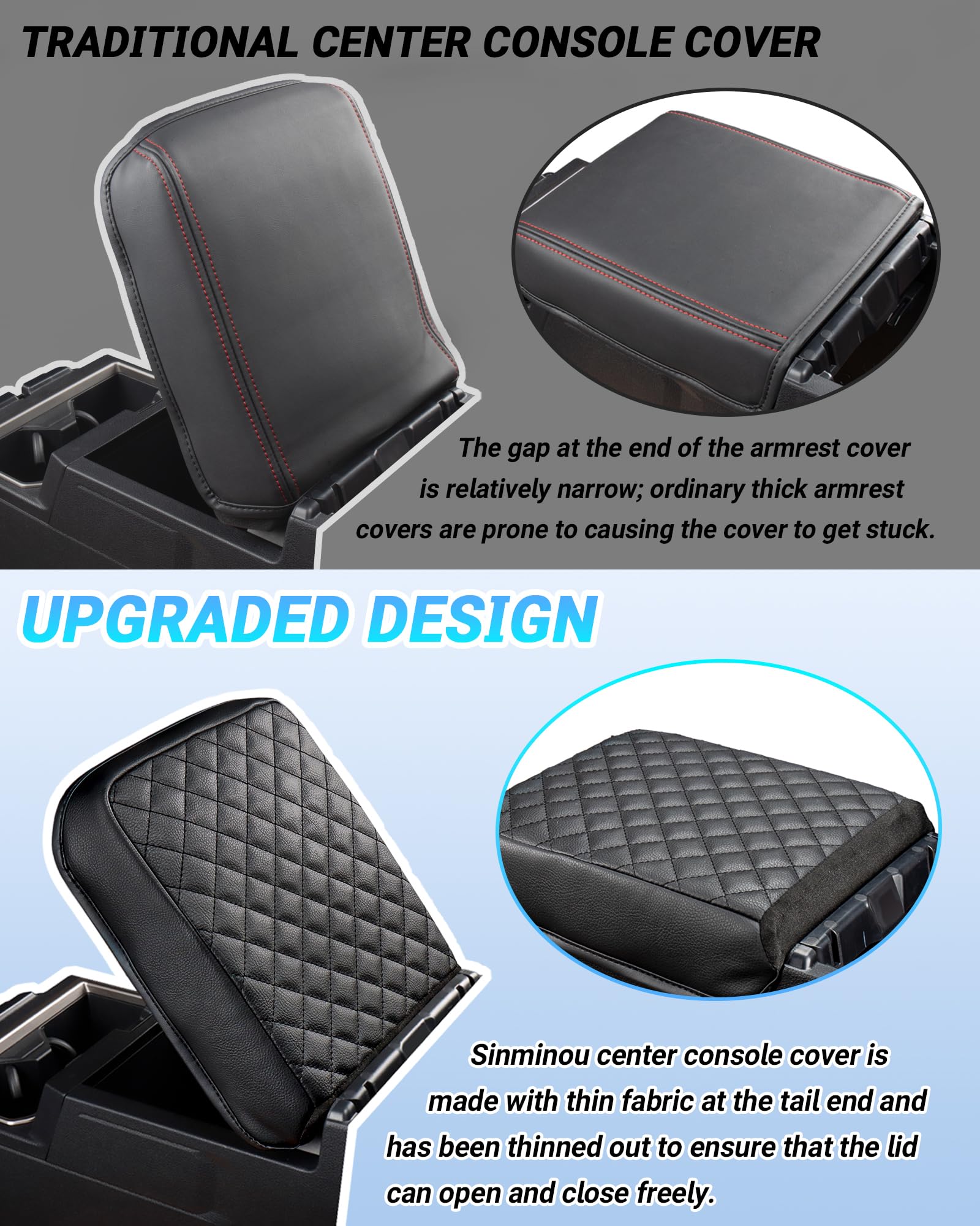 Sinminou installed on Toyota 4Runner console demonstrating tailored fit