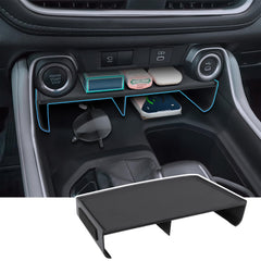 Sinminou front view center console tray showing neat storage — tidy cabin benefit