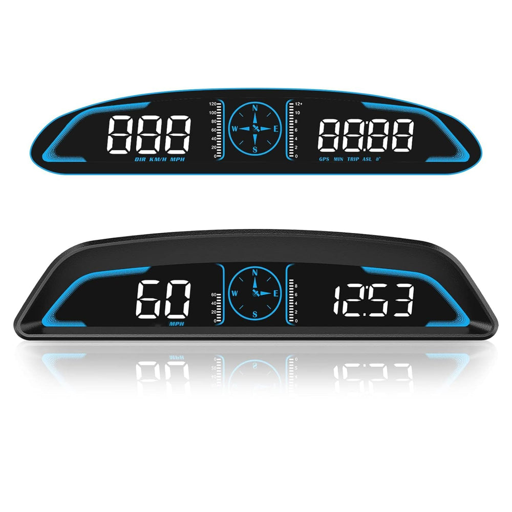 SinoTrack front display showing large speed and compass for fast reading