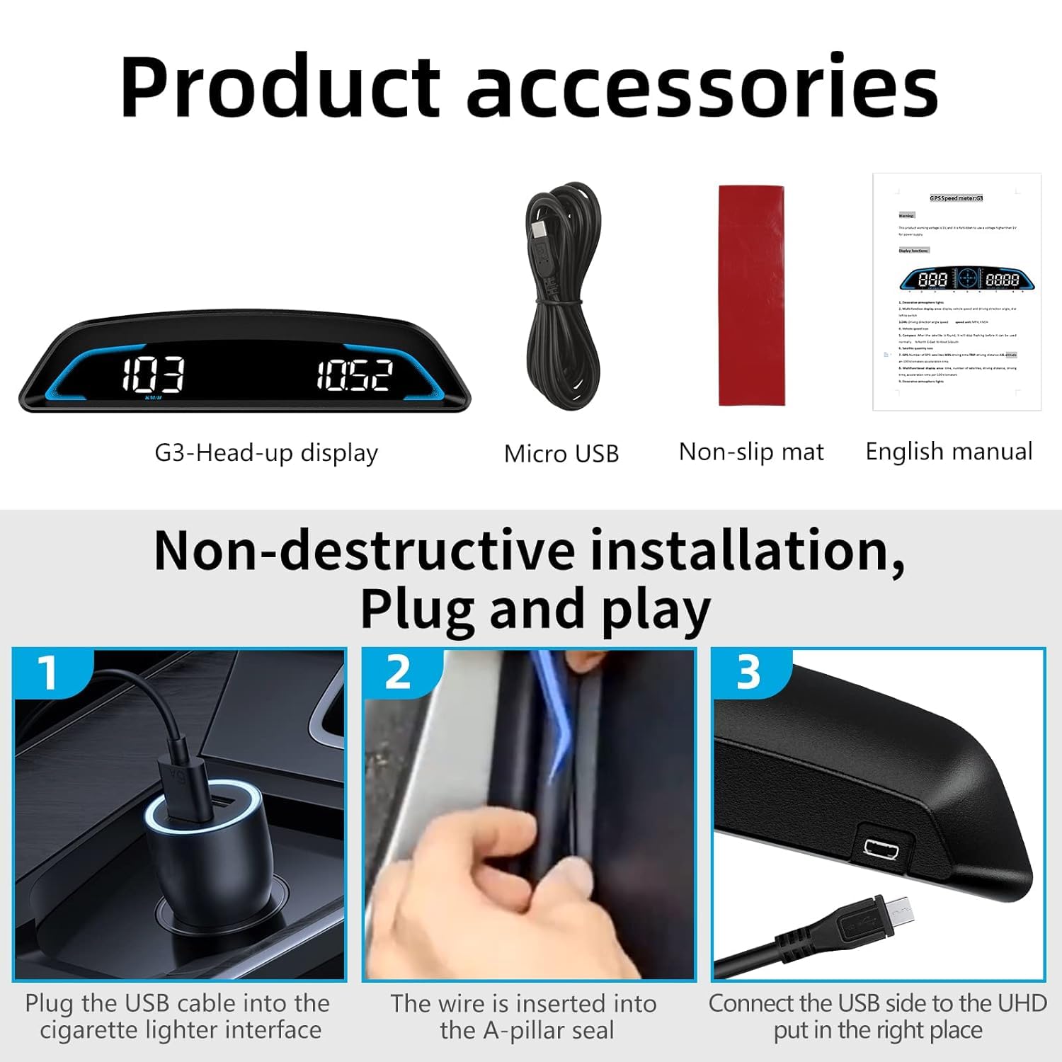 SinoTrack in a driving lifestyle scene offering safer, hands-free monitoring