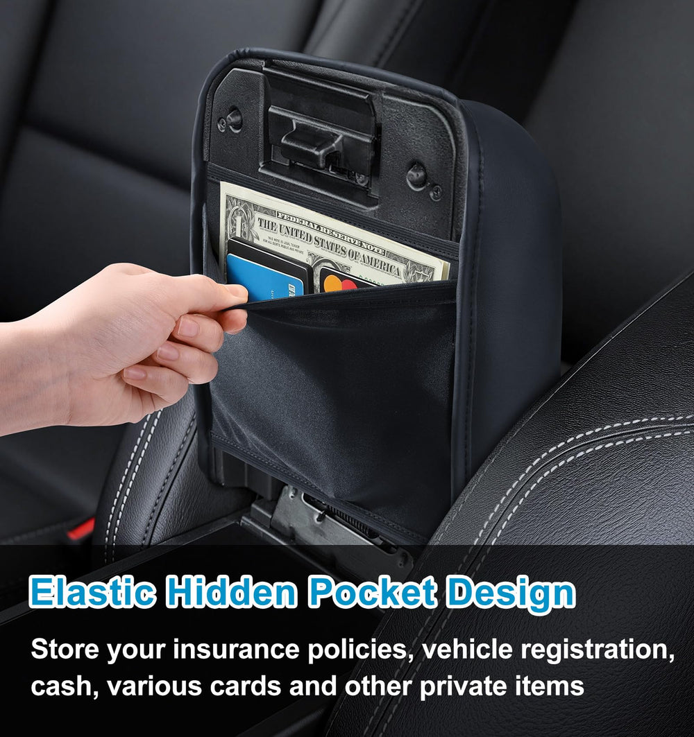 Sinvanho hidden storage pocket open to show extra secure space