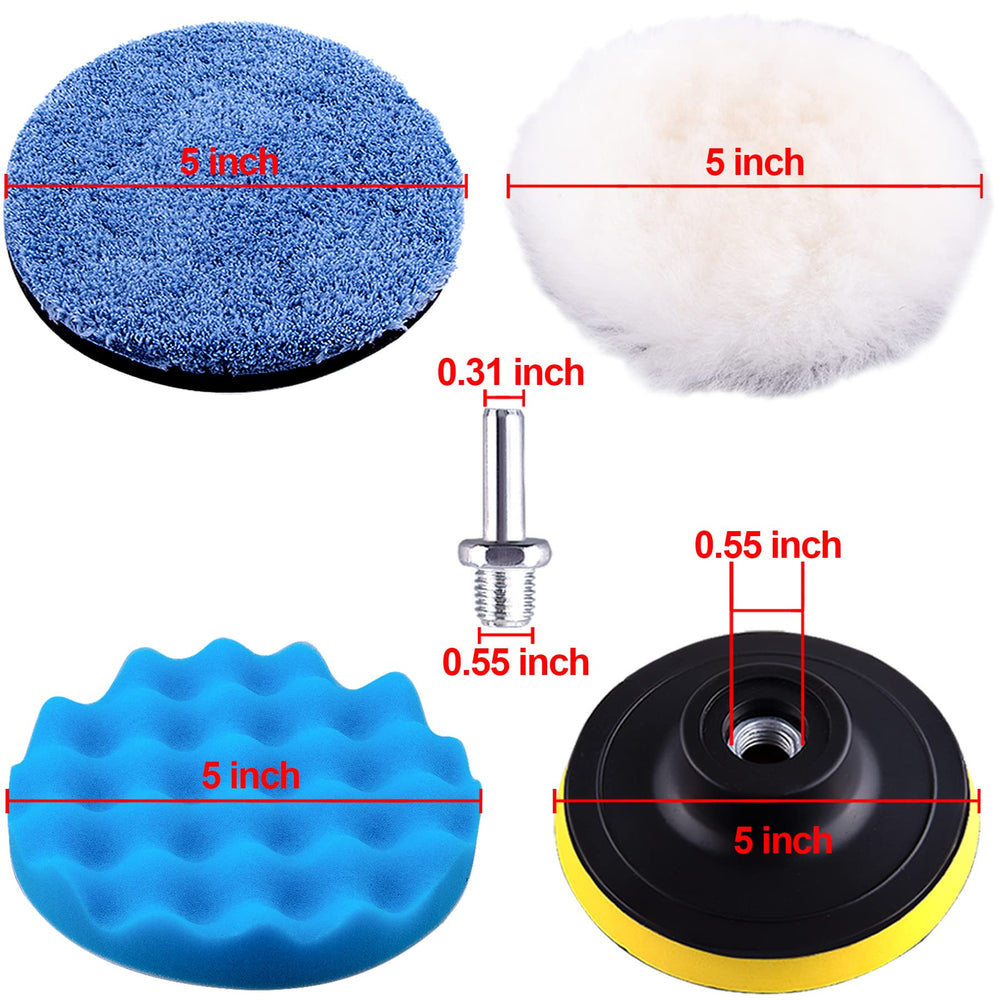 SIQUK microfiber finishing pad close view for fine polishing and improved gloss