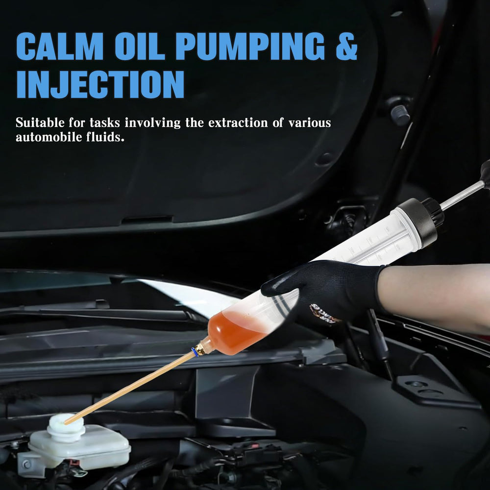 Sitroasho transferring gasoline into container safely and spill-free