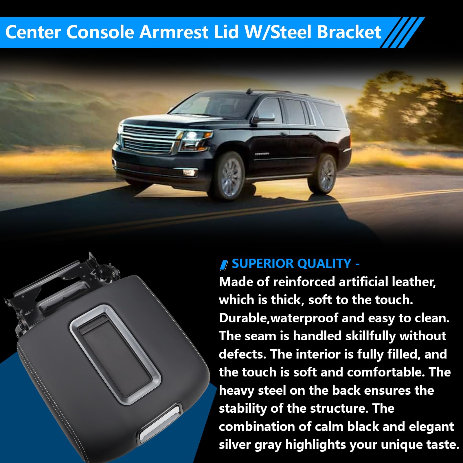 SIYOEN installed in Chevy Tahoe demonstrating restored comfort and aesthetics