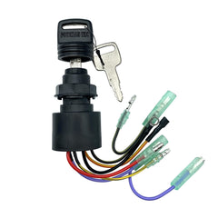 SKARUMMER front view ignition switch showing keys and benefits of reliable starts