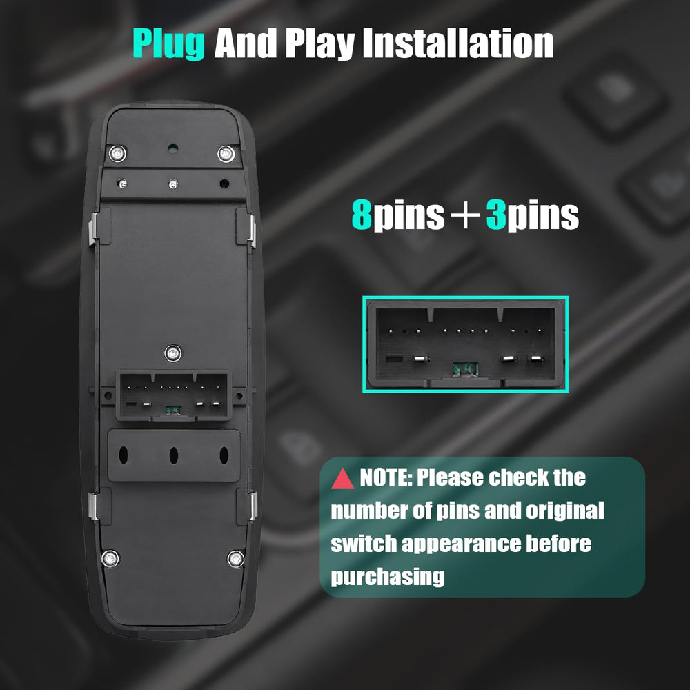 SKCEIDA rear view showing 11-pin connector, ensures correct plug-and-play fitment