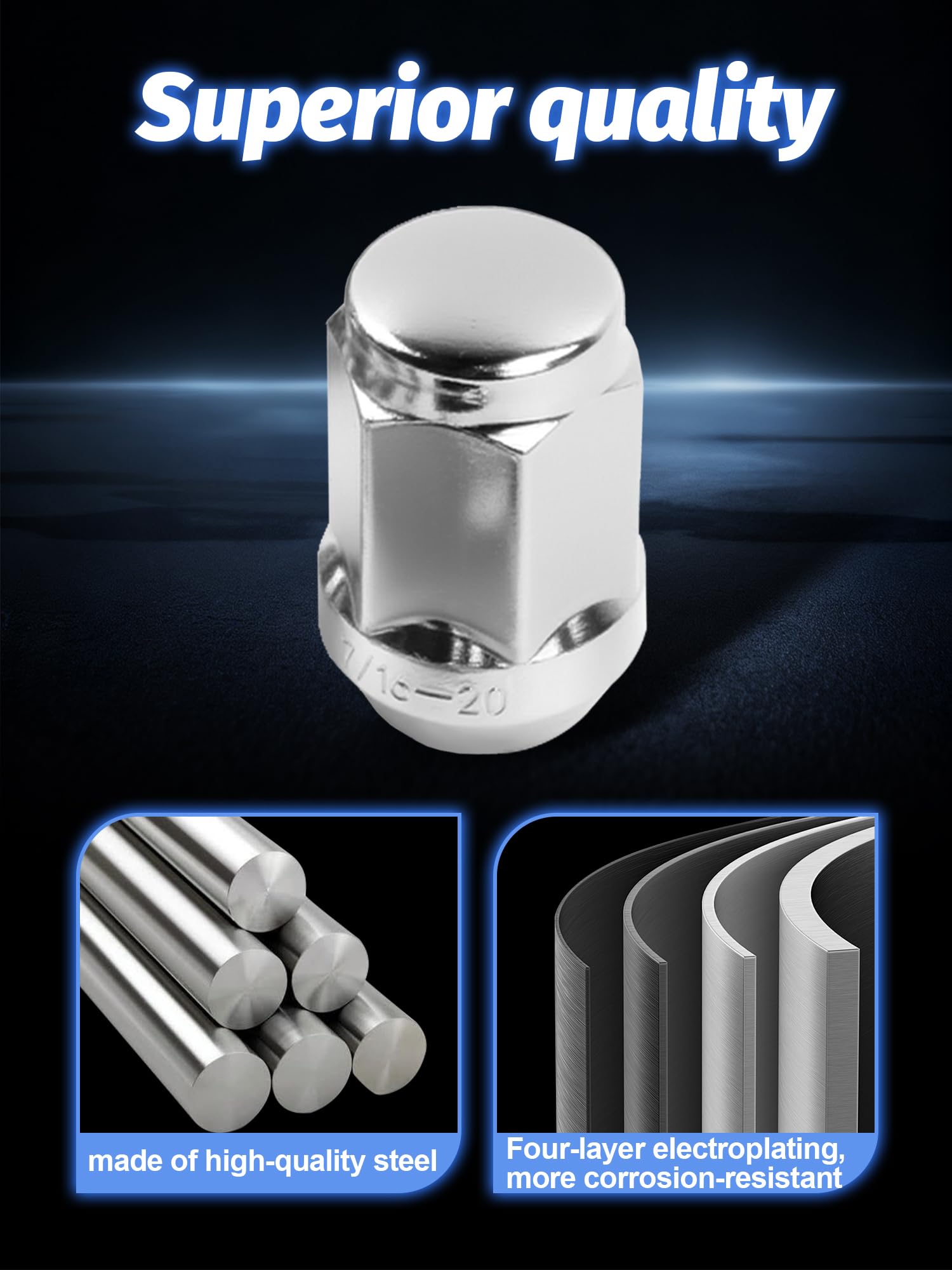 SKCOAUTO scale image showing 1.38" length and 0.87" flange limit