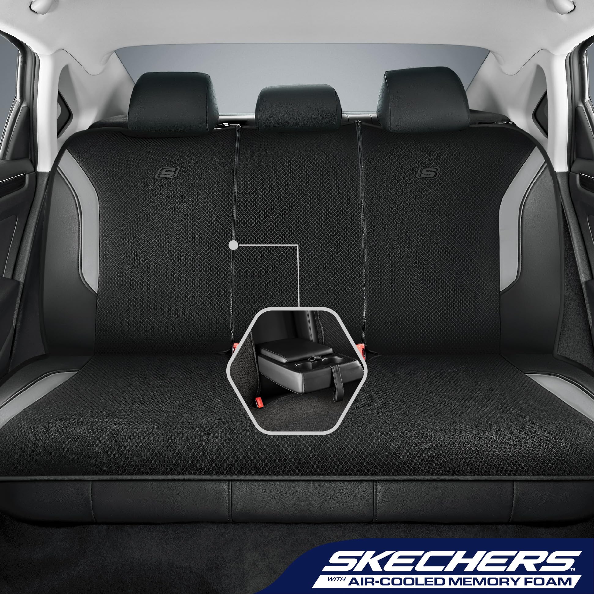 Skechers Air-Cool mesh surface highlighting breathable ventilation
