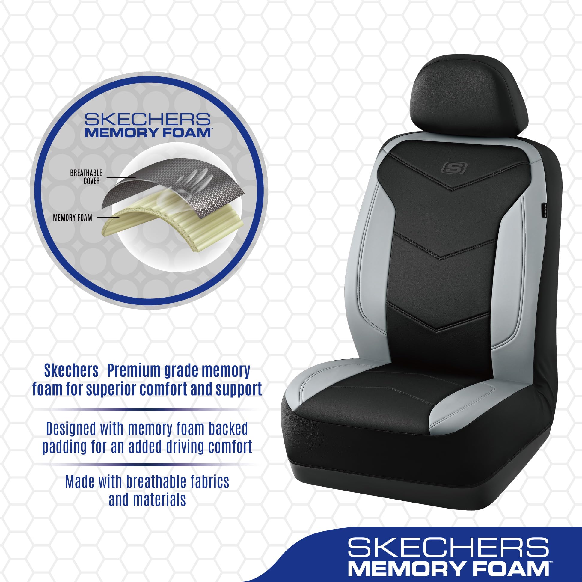 Skechers installation straps and hooks for secure no-tool fit