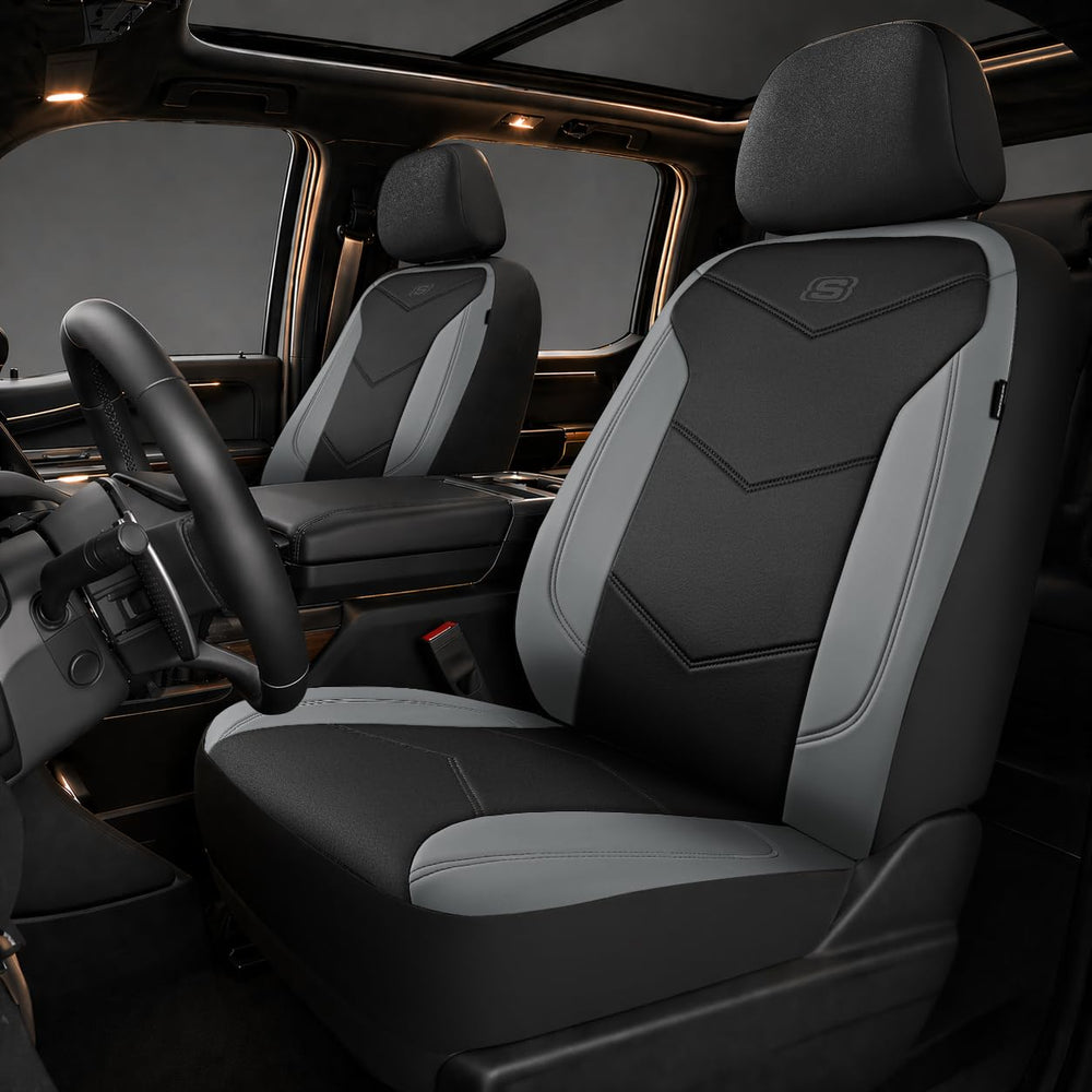 Skechers lifestyle car interior gray demonstrating upscale cabin look