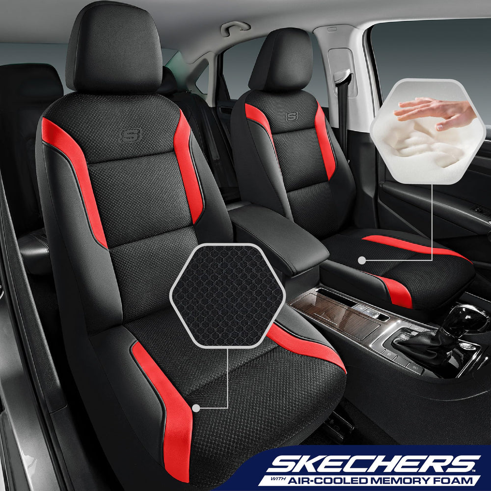 Skechers memory foam close texture illustrating body-conforming support