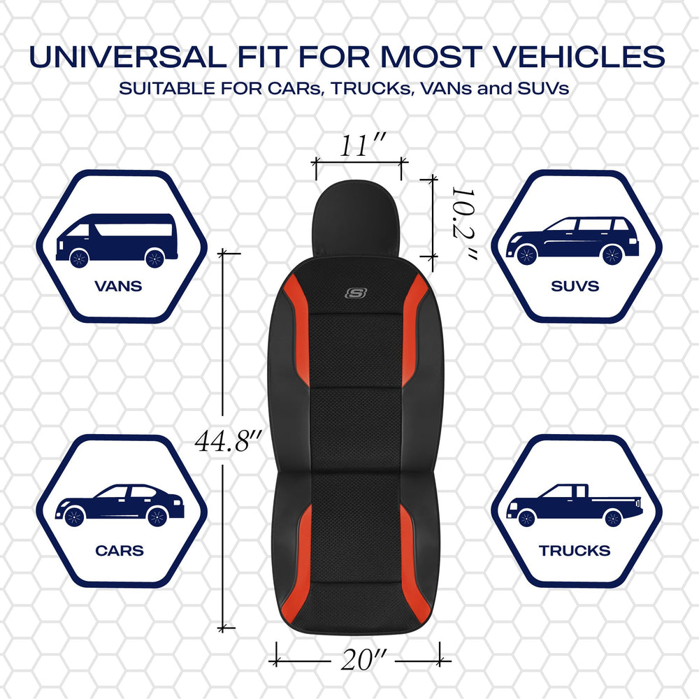 Skechers seat cover in car lifestyle showing style upgrade and everyday use