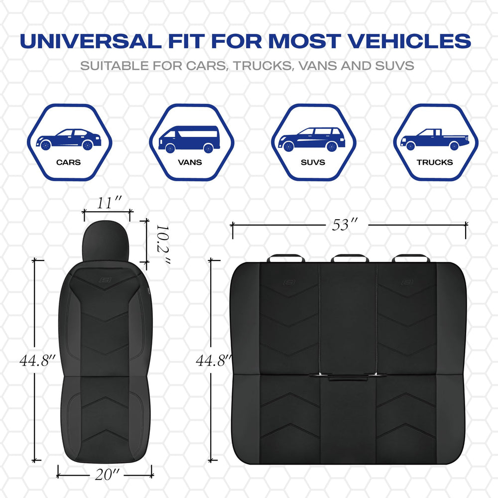 Skechers seam detail engineered for airbag compatibility and safe deployment