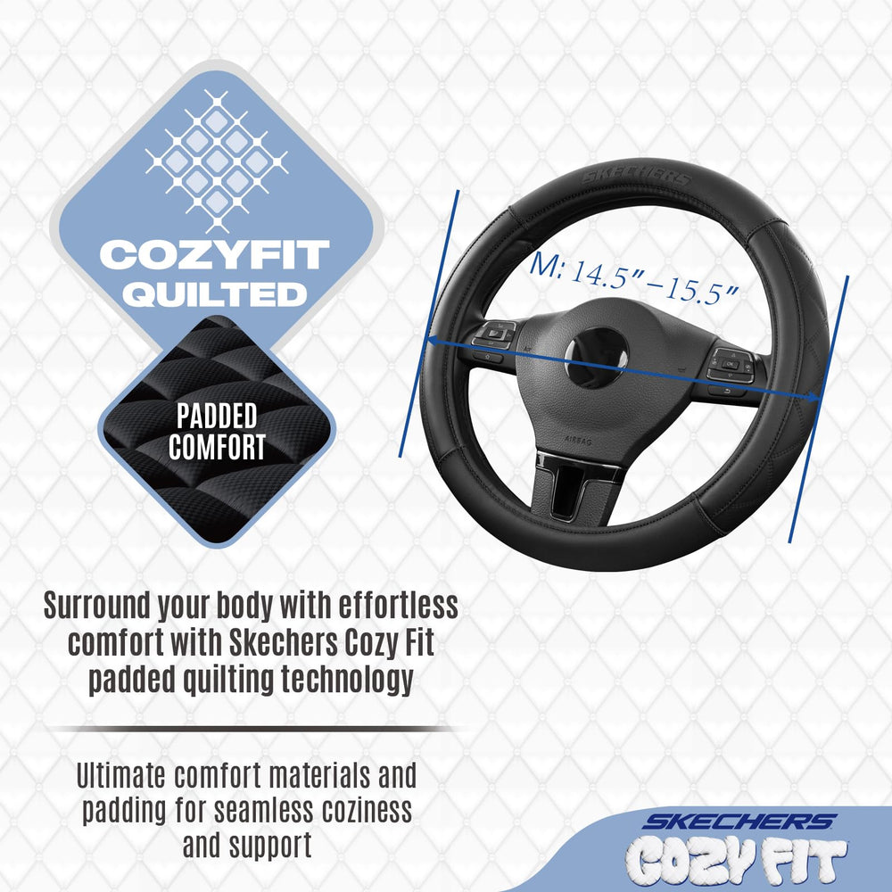 Skechers hand gripping cover detail highlighting ergonomic grip and control