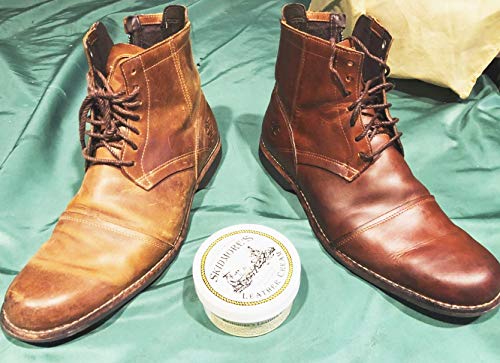 Skidmore's close-up USA label highlighting handmade American-made benefit