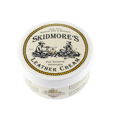 Skidmore's open tin displaying cream texture for easy absorption benefit