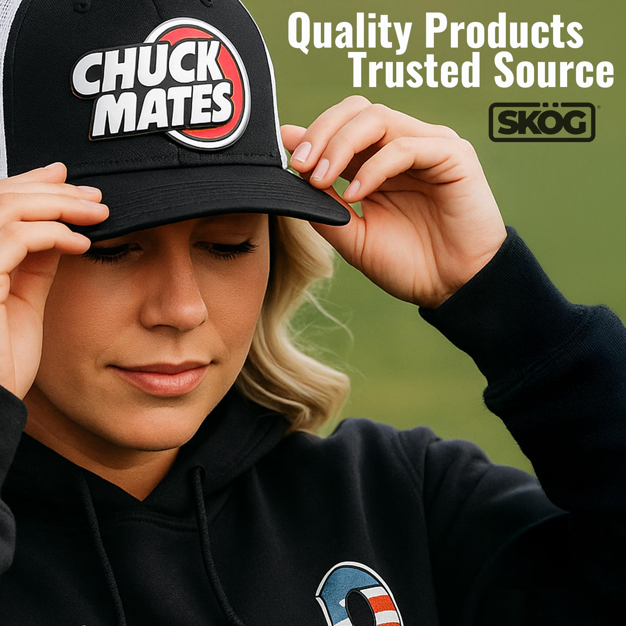 SKÖG lifestyle garage scene with chuck attached to compressor highlighting shop-ready durability