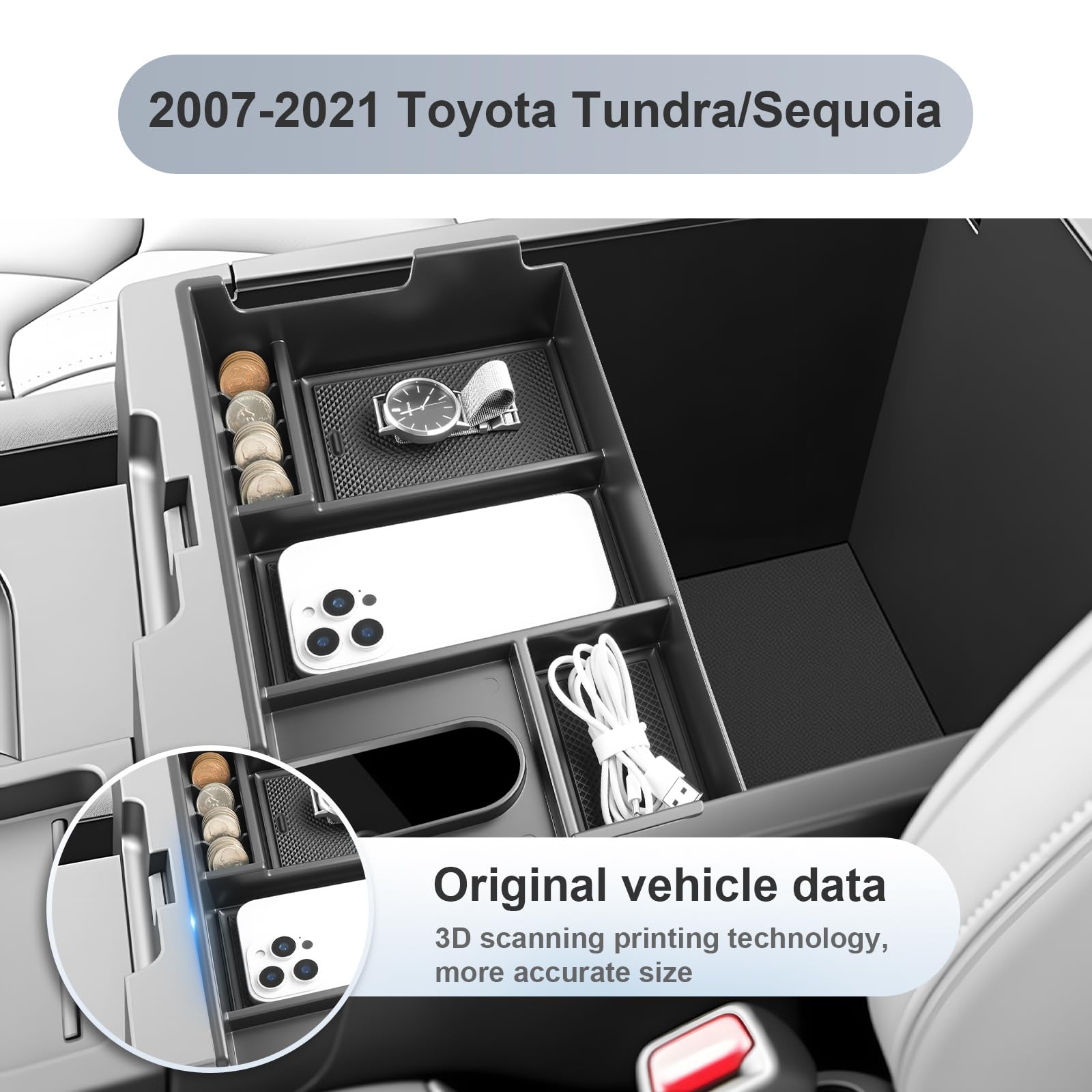 SKTU lower layer storage view maximizing hidden space and capacity