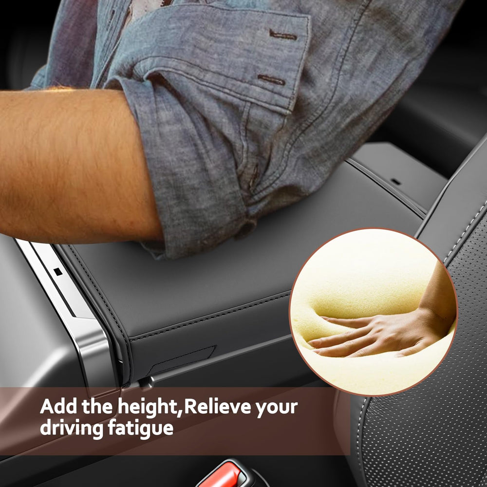 SKTU open console fitment showing unobstructed lid use and accessibility benefit