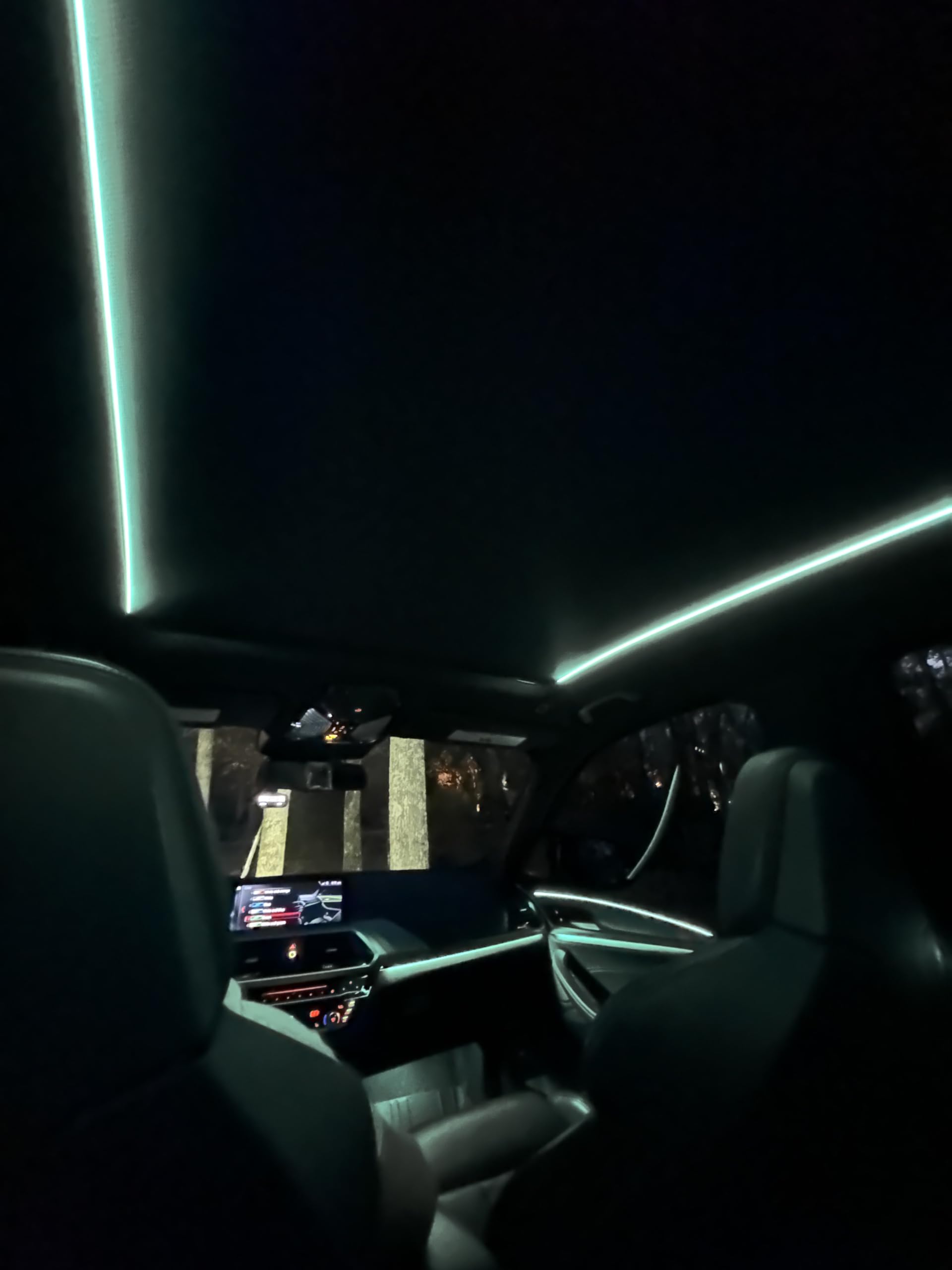 Sky Lounge mounted over sunroof in vehicle interior showing non-intrusive placement and preserved function