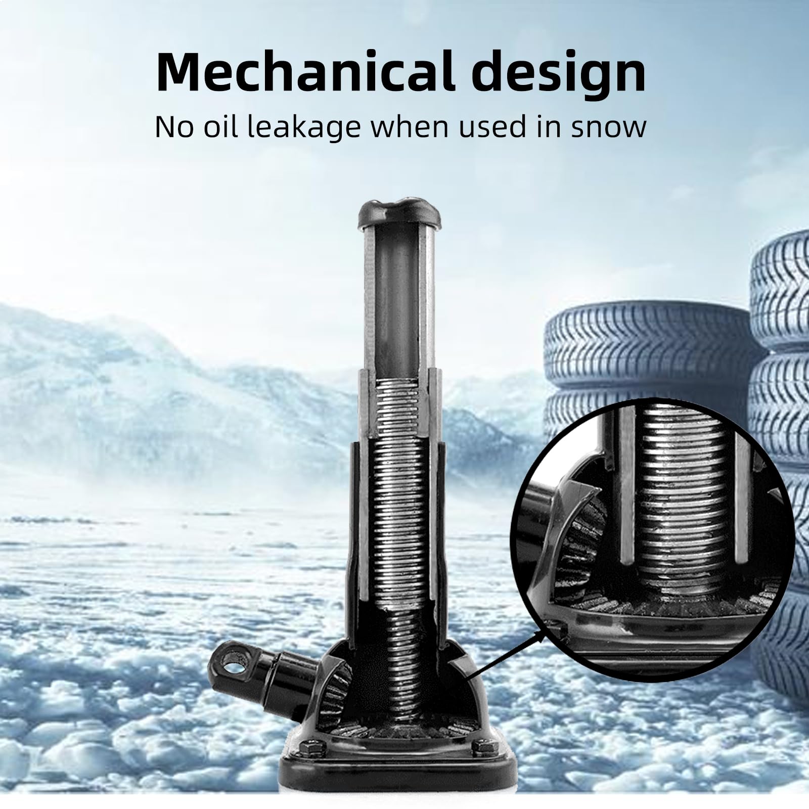 SKYFISH Unijack close-up of spiral screw delivering precise control