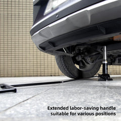 SKYFISH Unijack lifting a truck wheel demonstrating off-road readiness