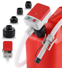 SKYJDM red pump front view showing compact design and easy grip benefit