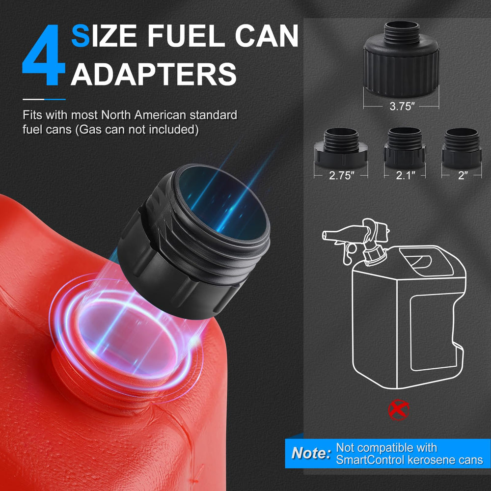 SKYJDM sensor tip close-up highlighting auto-stop safety to reduce spills