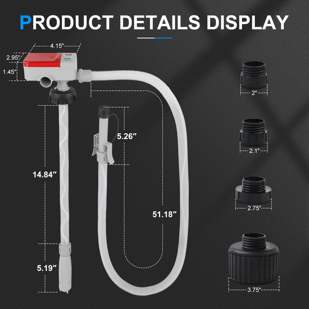 SKYJDM size comparison next to a gas can showing compact scale and portability