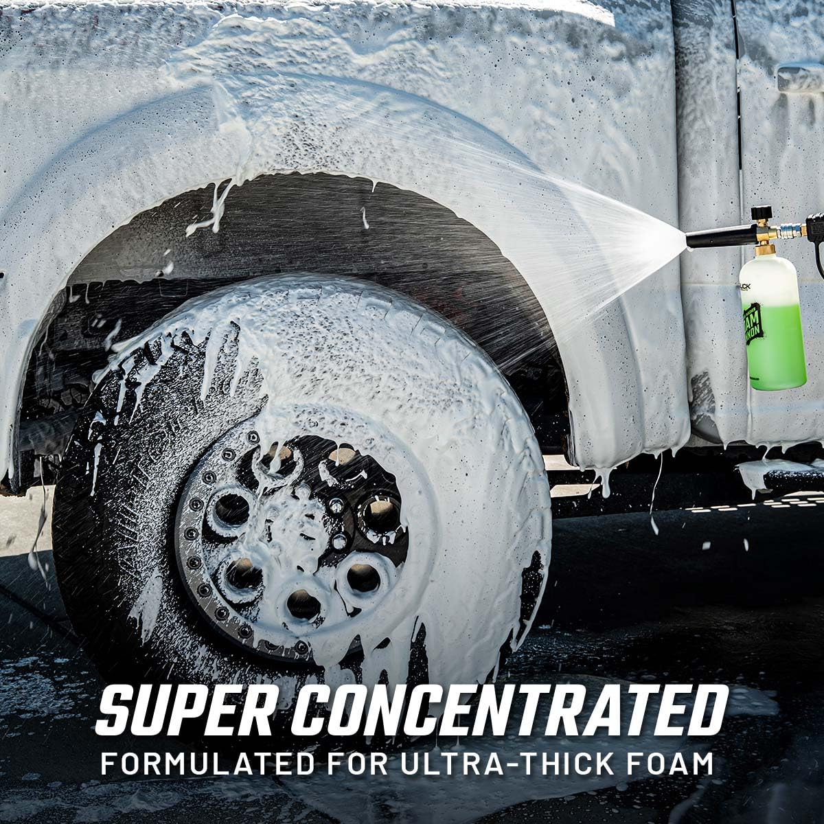 Slick Products on ATV before-and-after to show effective grime removal