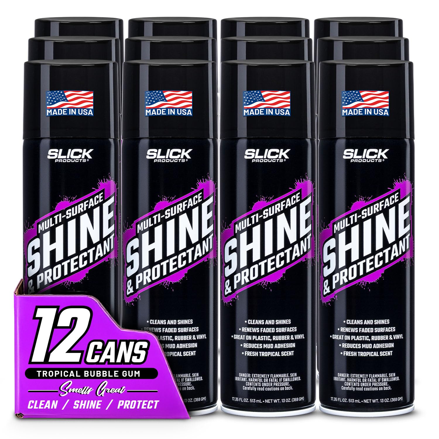 Slick Products front packaging 12-pack showing value and organized storage benefit