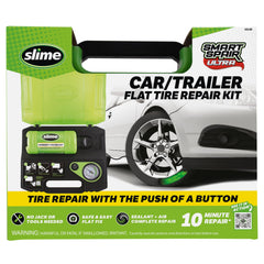 Slime Smart Spair Ultra front packaging showing kit contents and portability