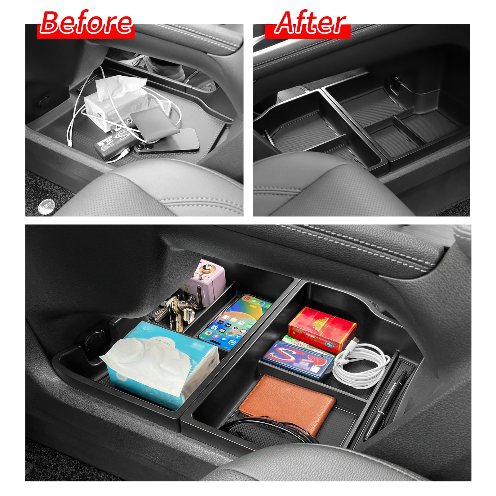 smabee PVC mat detail prevents sliding and reduces in-car noise