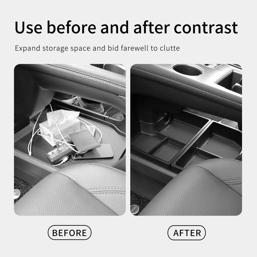 smabee installed tray in Toyota Sienna demonstrates organized access