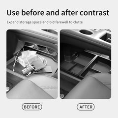 smabee installed tray in Toyota Sienna demonstrates organized access