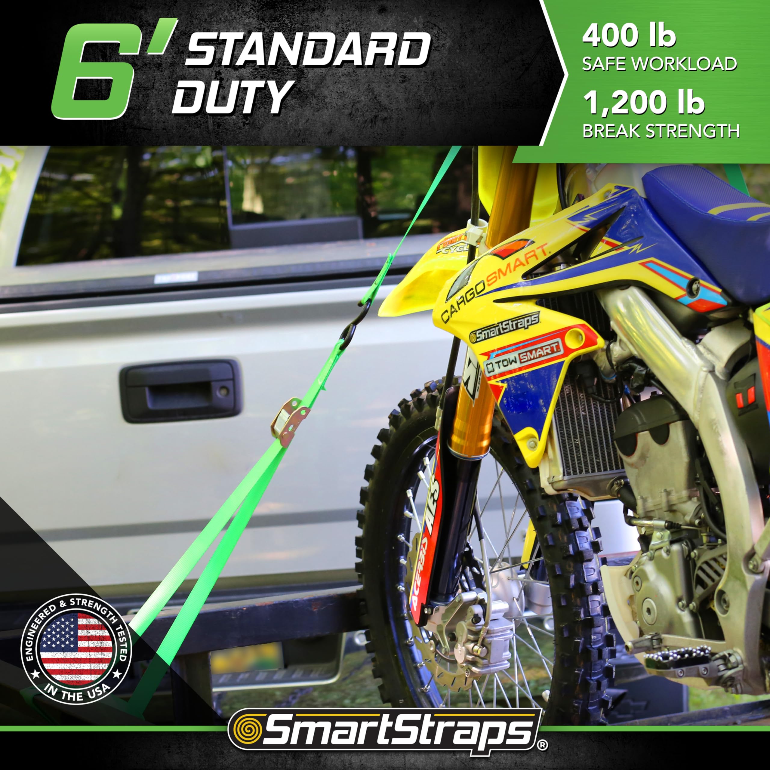 SMARTSTRAPS buckle close-up highlighting hand-release and faster tensioning