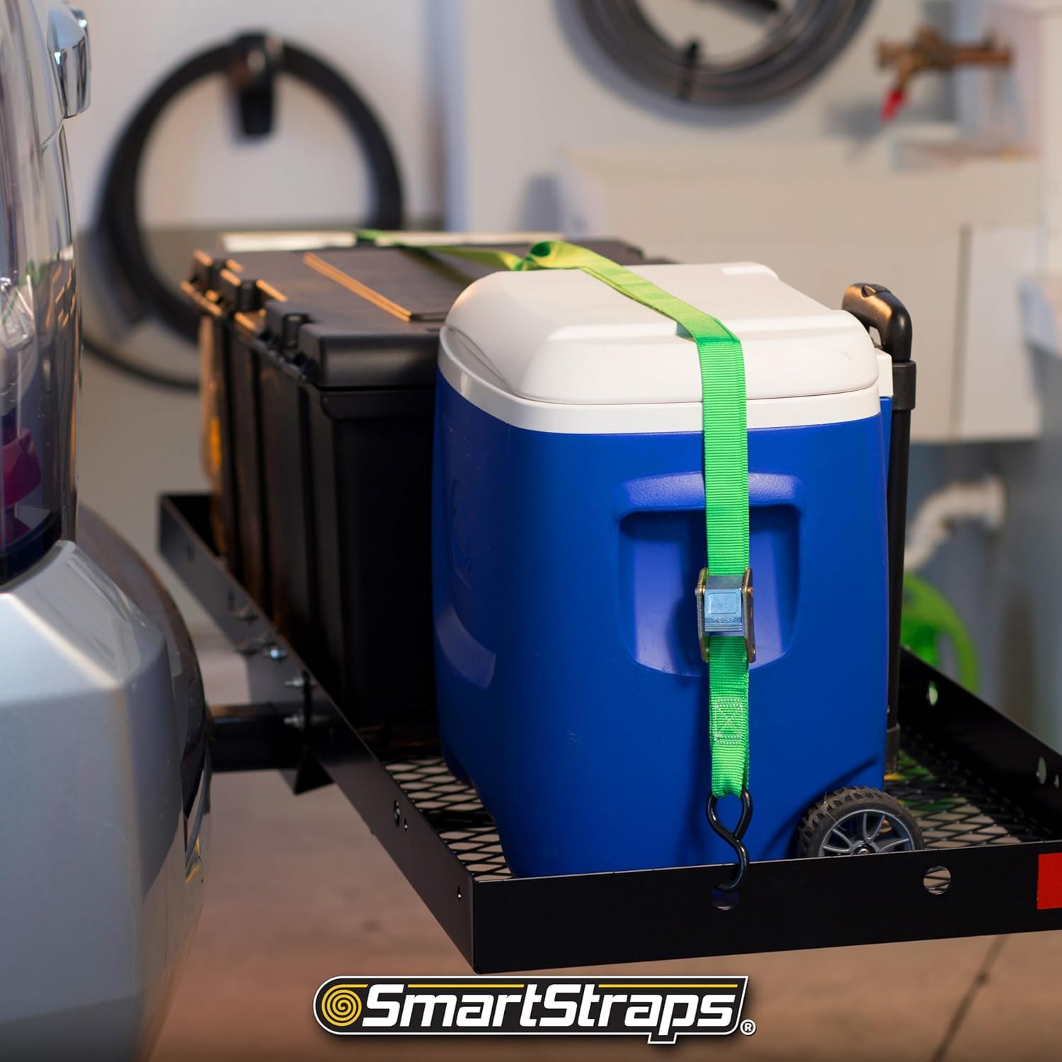 SMARTSTRAPS product label with strength specs for confident load selection