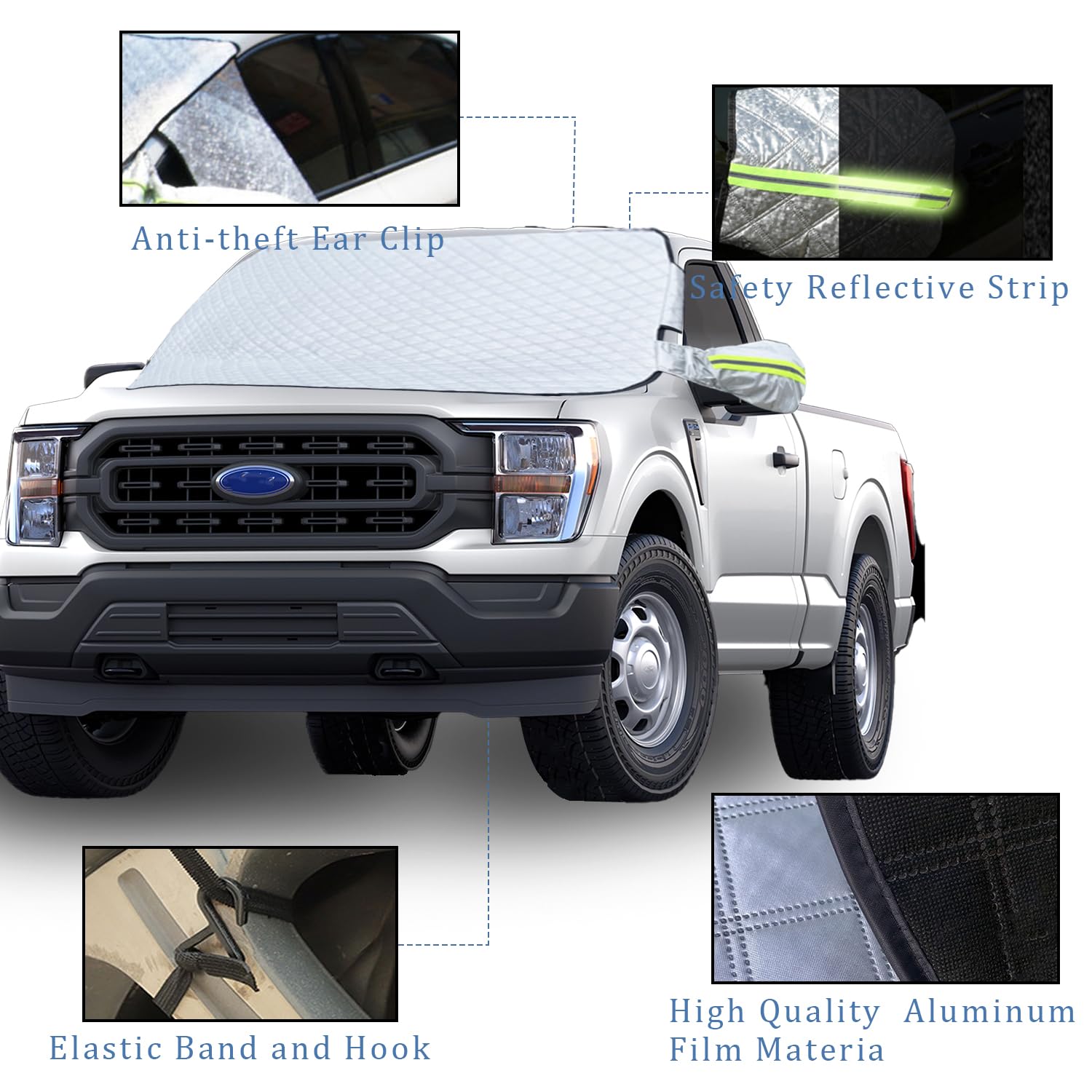 Smeyta installed on SUV in snowy scene saving removal time and effort