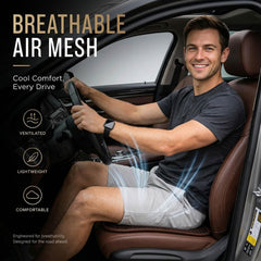 SMIUPIN seat cushion in use providing driver cooling and added comfort