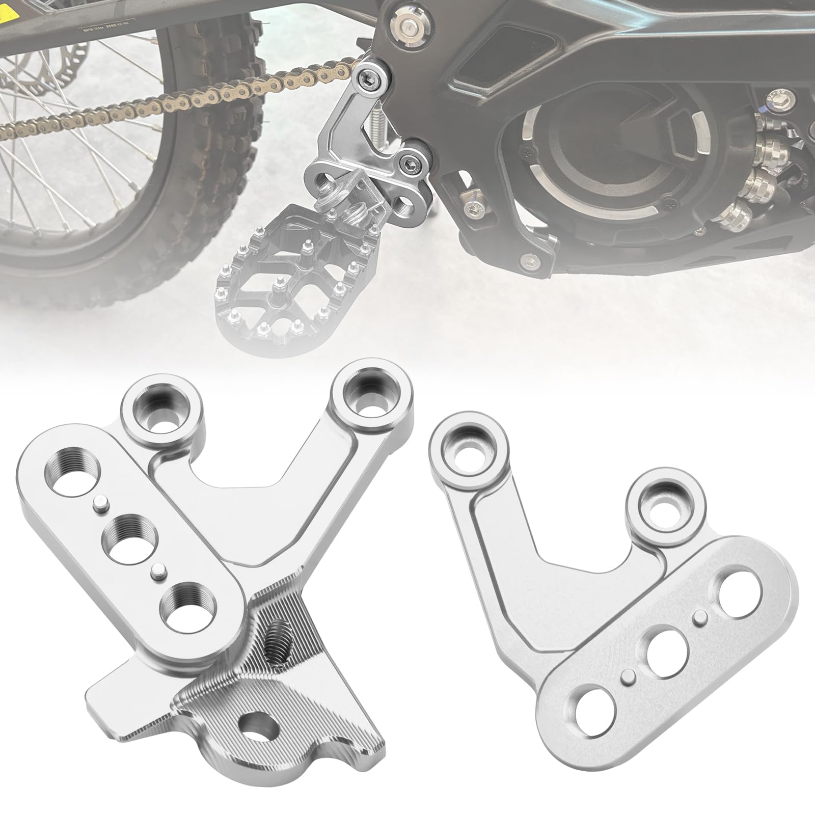 smotrcc front view of foot peg brackets showing fit and finish benefits