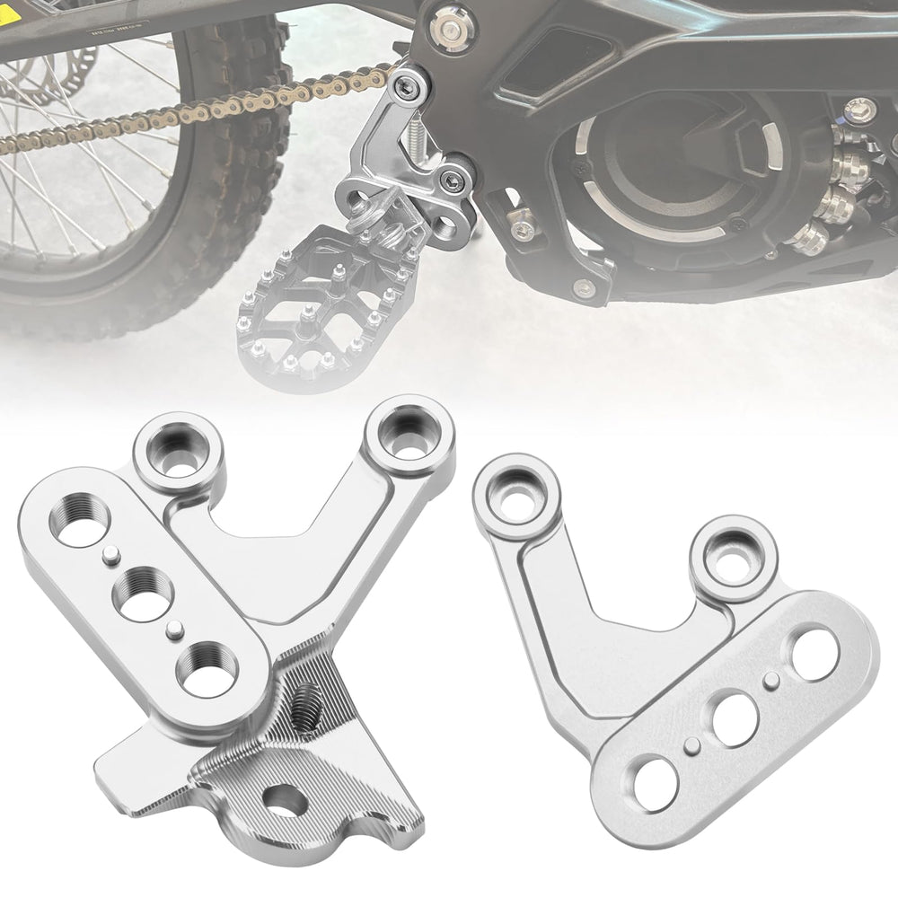 smotrcc front view of foot peg brackets showing fit and finish benefits