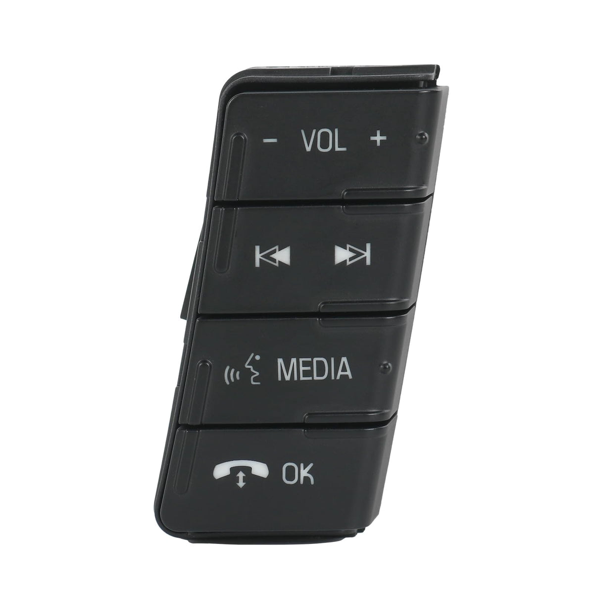 SMTRUILAN front view of audio control switch showing button layout and easy replacement benefit
